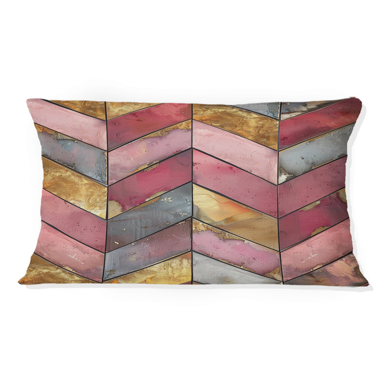 No Pattern - Midcentury Lumbar Pillow