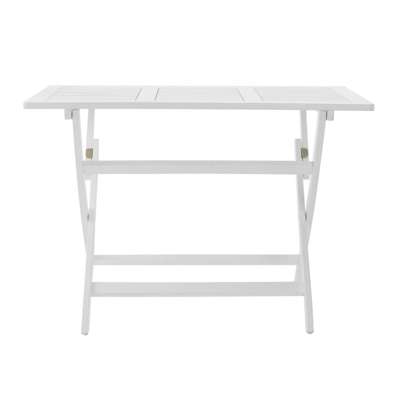 Positano 43.5'' Foldable Table, White