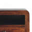 Table de chevet flottante Chunky Chestnut, 1 tiroir, 1 fente ouverte, brun-268710548