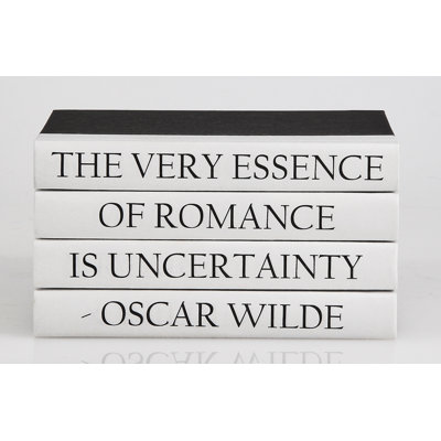 Quote Entertainment Decorative Book