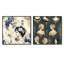Blyth - Ensemble de 2 collages carrés abstraits-101851462-101851461