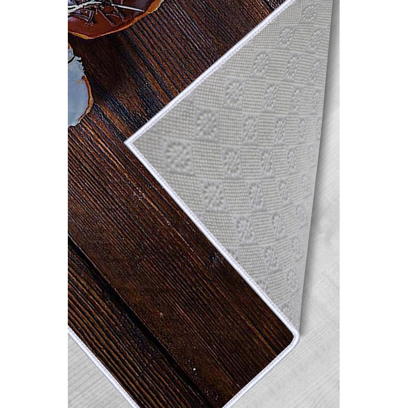 High-Quality Hall Carpet, 3D Digital Print, 3.3 x 4.9 Feet | 100% Polyester, 650 g/m², 0.3 in Pile Height | Antibacterial, Non-Slip Underside, Machine Washable | Perfect for Entryways, Living Rooms & More