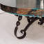 High End Coffee Table Snazzy Scroll Round Hammer Copper Top -1212 Aaa