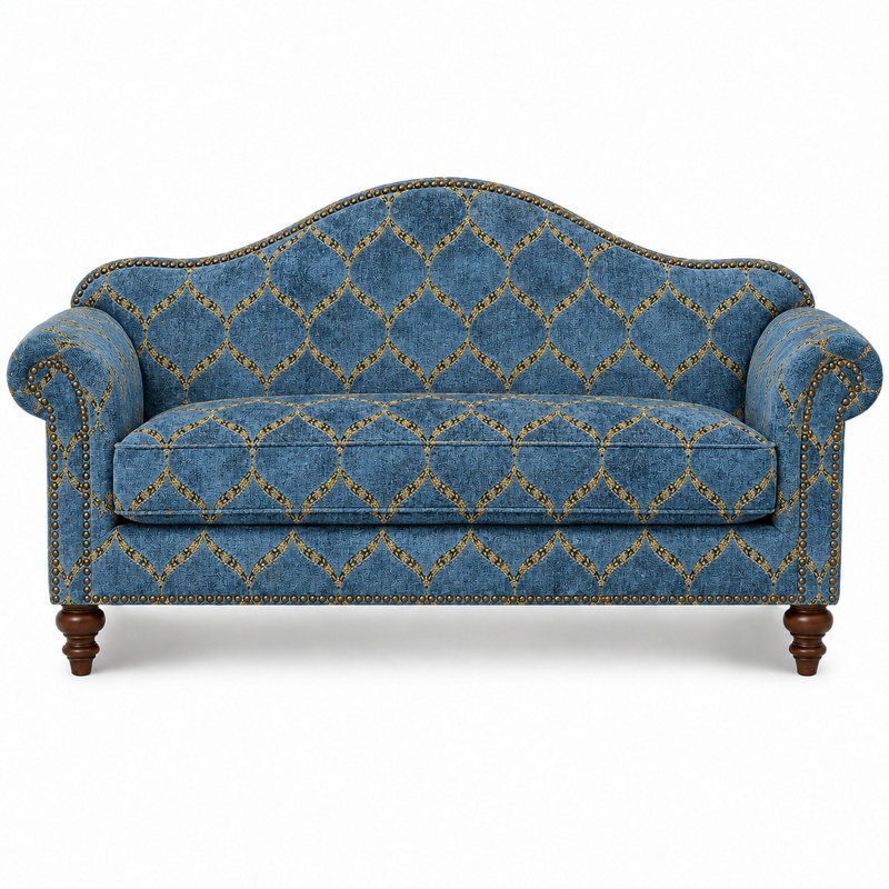 Medallian Velvet | Eliza Fabric, Royal