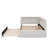 Full Size Platform Bed With USB Ports And Trundle-740686860