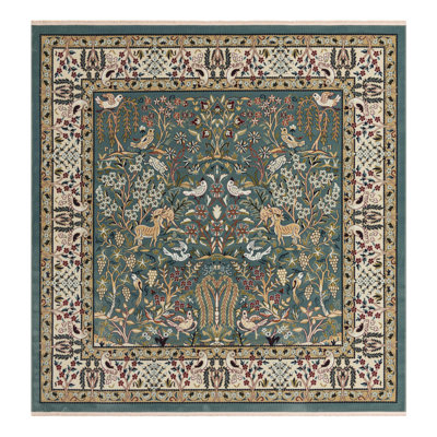 Tapis bleu Jackson Jackson
