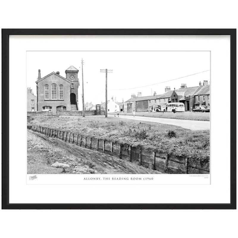 Allonby, The Reading Room C1960 by Francis Frith - Single Picture Frame Print, 45cm H x 60cm W x 2.3cm D