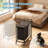 Rolling Laundry Hamper And Waste Basket Set with Handles-231739311