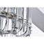 Ventilateur de plafond 52 po à 5 pales en cristal DEL avec télécommande et ensemble d'éclairage inclus