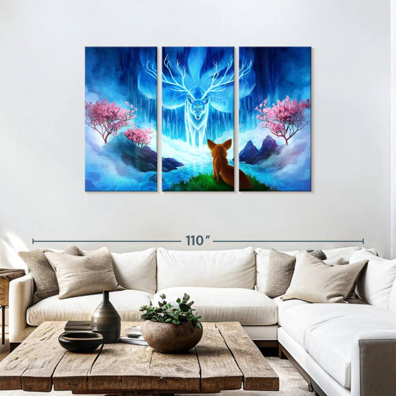 Brampt Wisdom, 48" H x 74" W