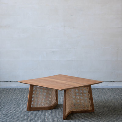 27.6x27.6x13.8" Teak Coffee Table