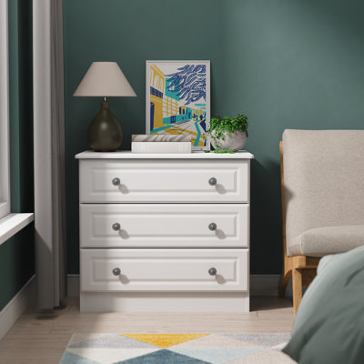 Fully Assembled Meansville 3 Drawer Chest