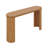 Console Table With Beaded Trim And Reversible Curved Legs-810083264