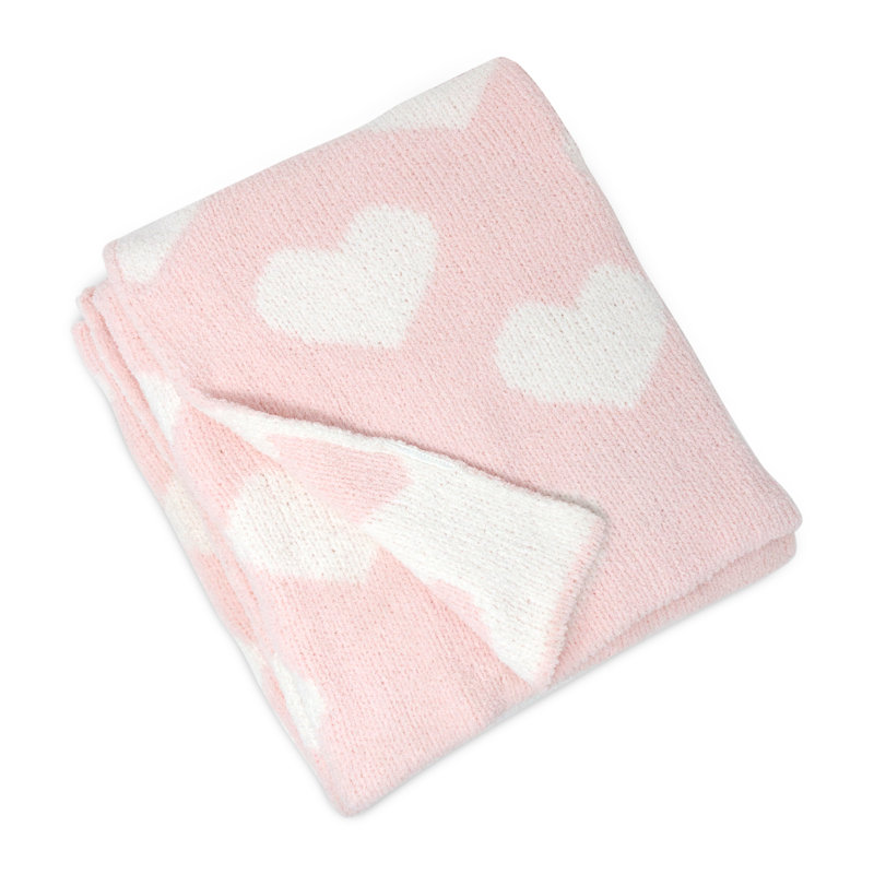 Couverture pour bébé Heart Chenille