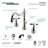 Kingston Brass Essex Two-Handle 3-Hole Deck Mount Widespread Bathroom Faucet with Pop-Up Drain-17011986