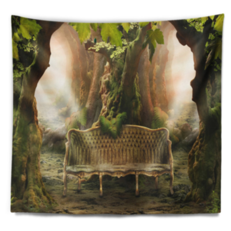 Polyester Tapestry, 50" H x 60" W