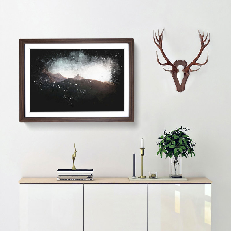 Annapurna Circuit Trek in Nepal - Framed Print, Walnut Framed, 24cm H x 33cm W x 2cm D