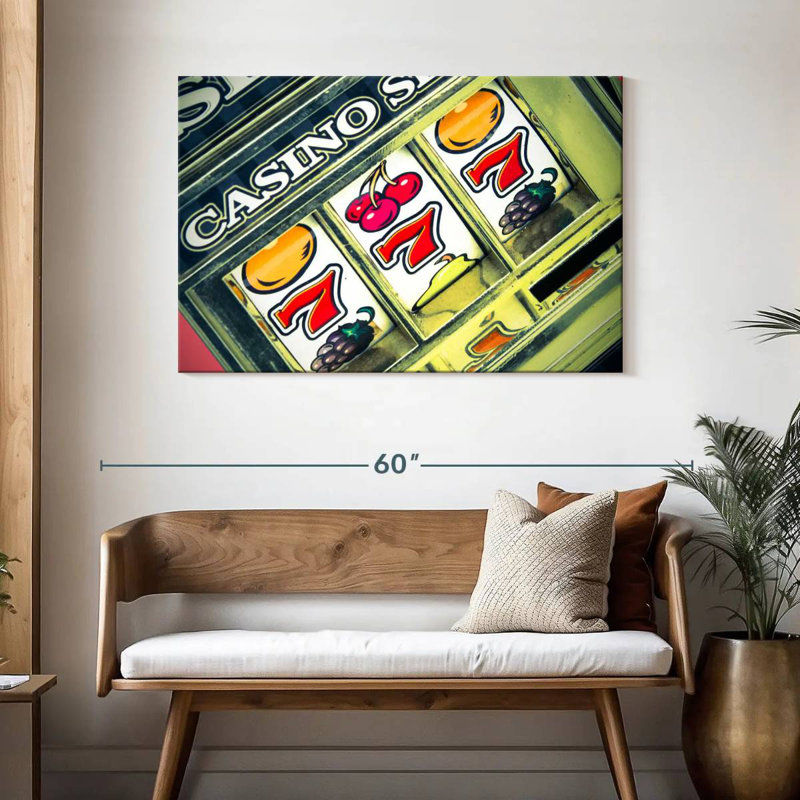 Senne Slot Machine Display, 30" H x 45" W