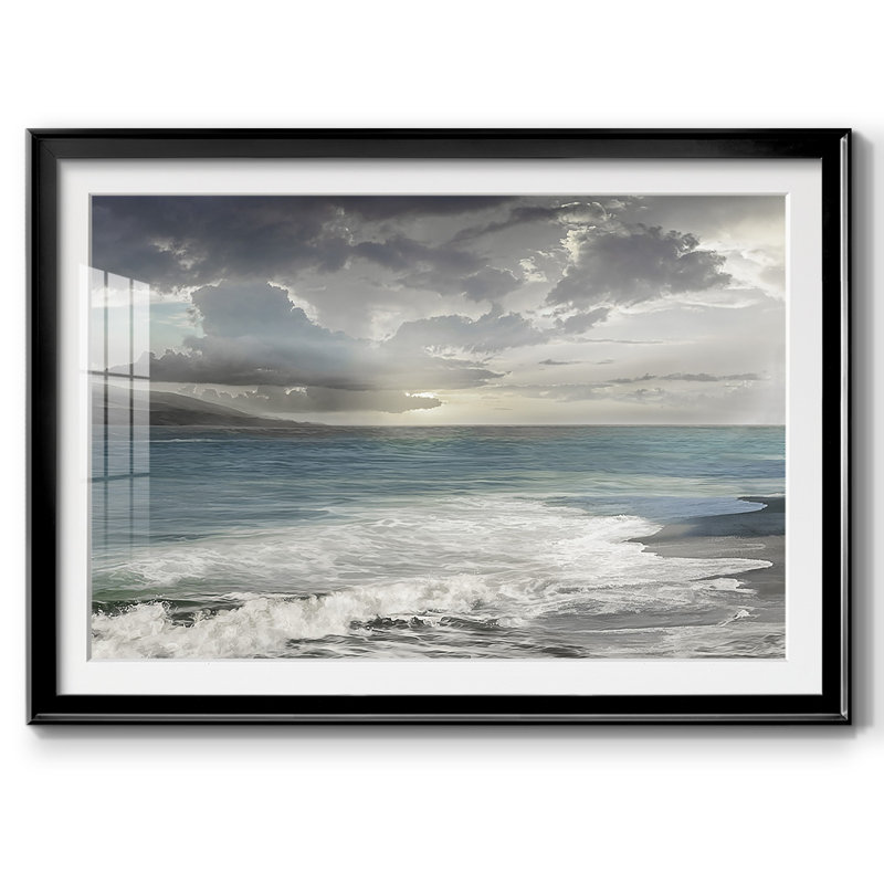Shimmering Cove, reproduction d'art encadrée, Noir, H 19 po x l 27 po x P 1,5 po