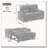 58-inch Chenille Pull Out Sofa Bed-493910028