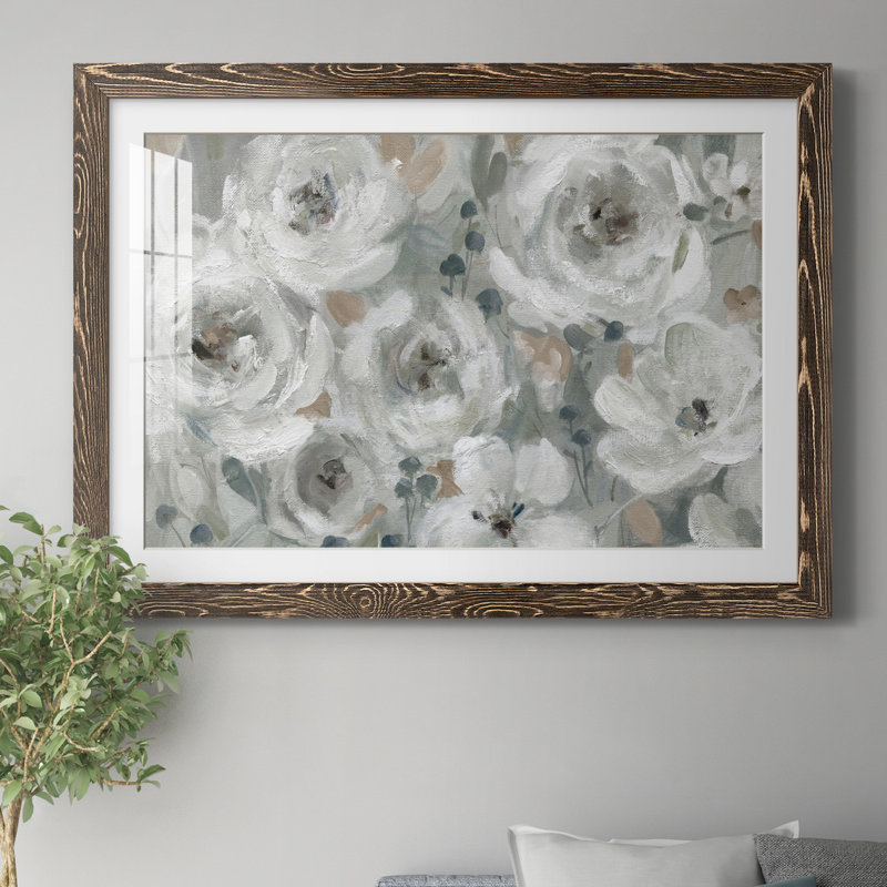 Neutral Symphony - impression encadrée sur papier, Papier avec cadre noyer, H 37,5 po x l 27,5 po x P 1,5 po