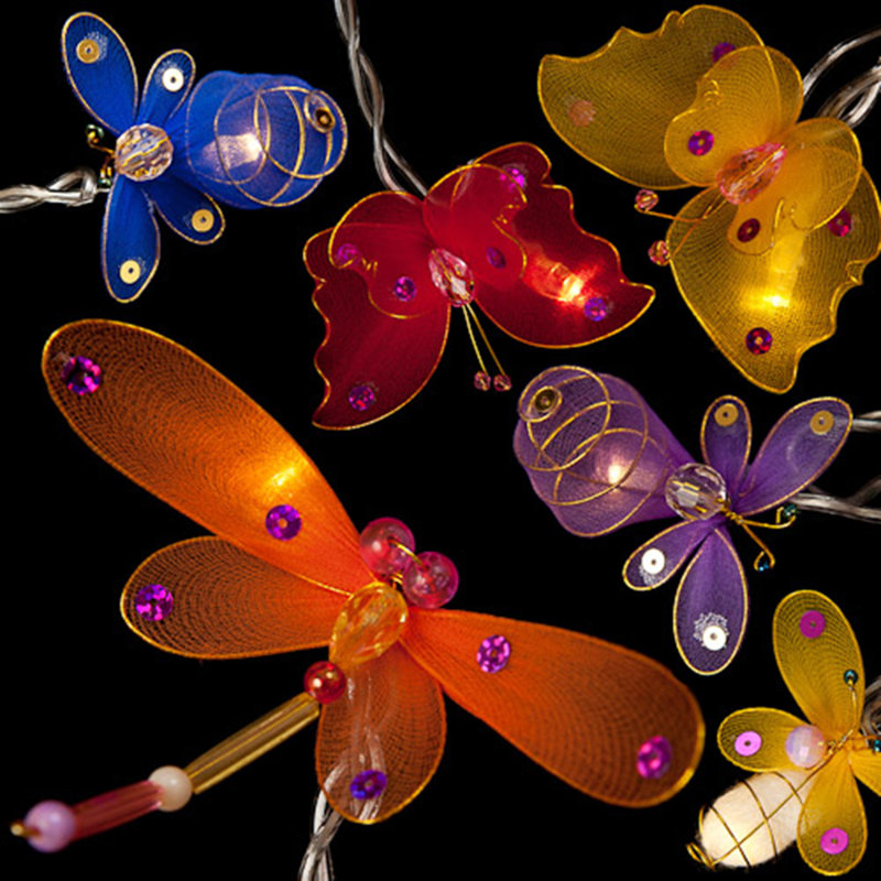 Dodger Dodge LED  Sparkling Wings String Light / 20 Lamps - 6 Metre Long