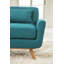 Fauteuil en polyester capitonné l 34 po Norton St Philip-1356836707