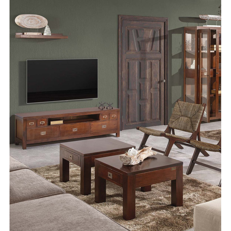Flamingo Unfinished TV Stand for TVs up to 70"