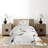 Farmhouse / Country Polyester Floral Coverlet