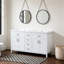 Meuble-lavabo double lavabo de 150 cm avec lavabo en résine