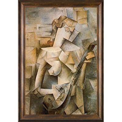 " Girl With Mandolin (Fanny Tellier) " by Pablo Picasso Painting Print