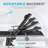 Outdoor Patio Adjustale Chaise Lounge Chair With Wheels And Armrests-783851872