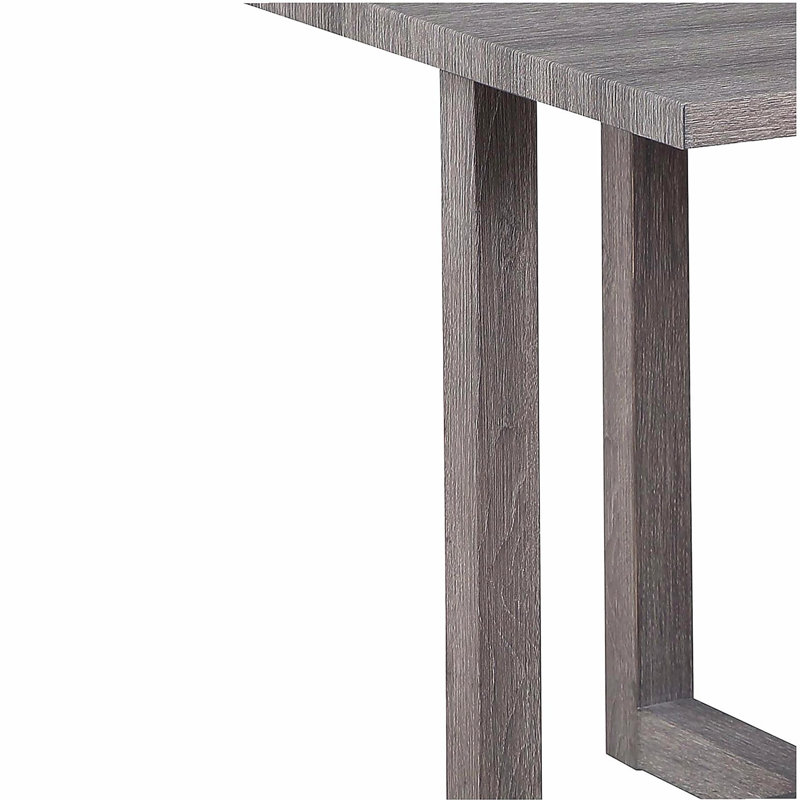 Moseberg 24" gray worn end table