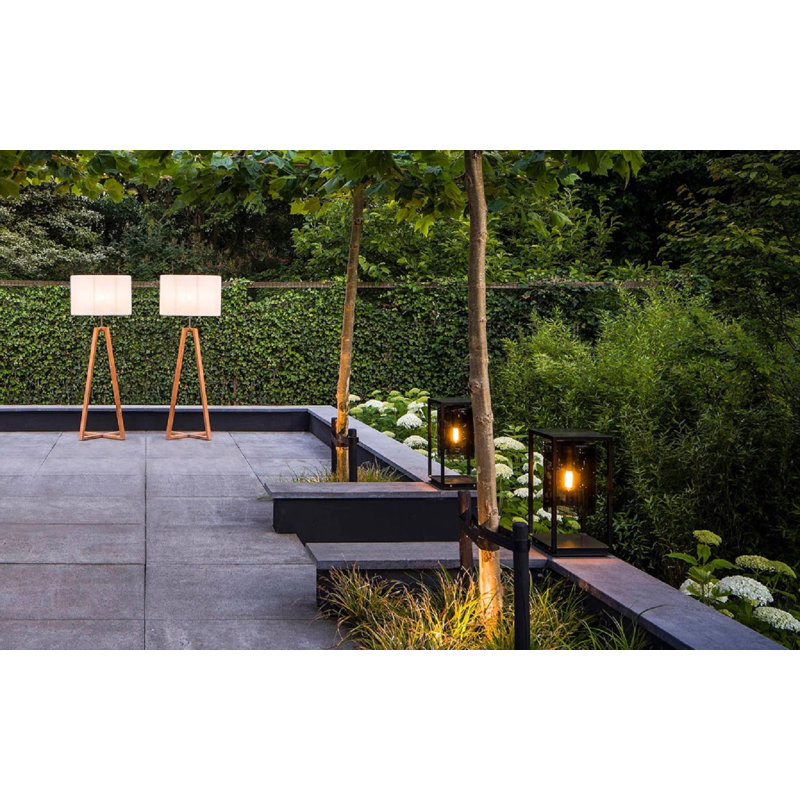Club Lounge LED Outdoor Floor Lamp, Amber