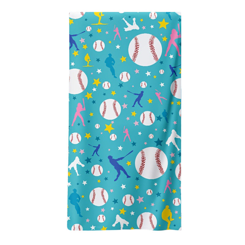 Serviette de plage imprimée, serviette de bain super absorbante, légère et portative, pour la plage, C