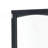 63" Tall Bathroom Storage Cabinet With Glass Doors, Free-Standing, Two Drawers, And Adjustable Shelves, MDF Board, Painted Black - Perfect For Displaying Your Favorite Items-1409101356