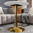 27.6-Inch Coffee Table, Mid-Century Modern Style Dining Table, Accommodates 2-4 People, Featuring A Round Veined Marble Tabletop, Suitable For Various Settings.-562648176-562648177