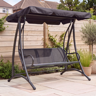 3 Person Porch Swing with Canopy