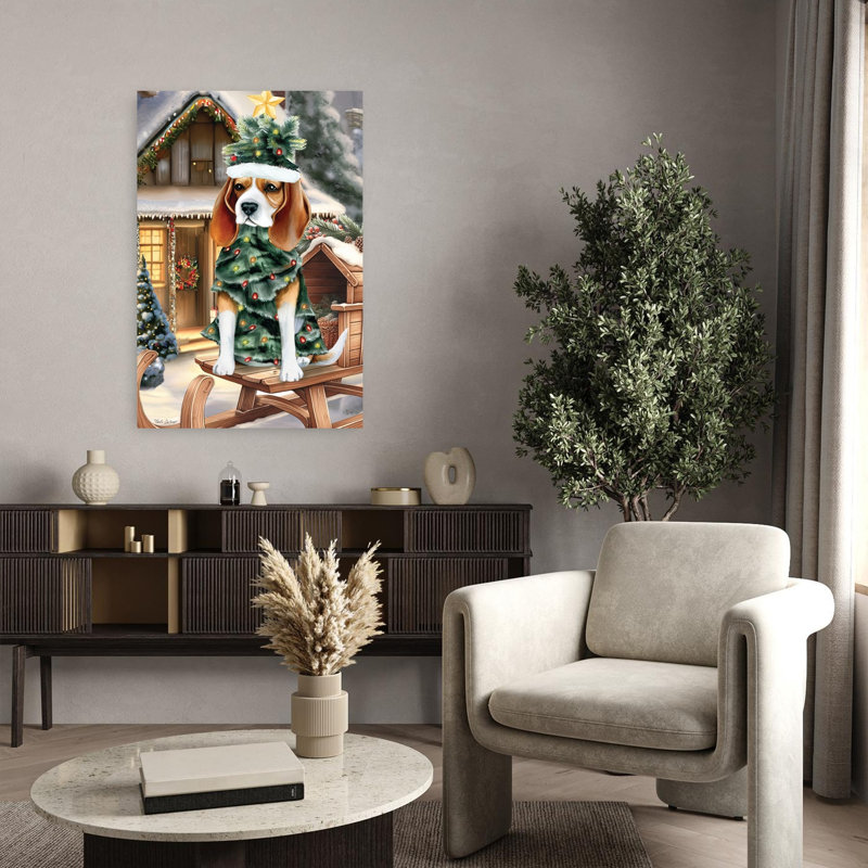 Arbre de Noël fantaisiste abstrait arbre de Noël contemporain, H 36 po x l 24 po