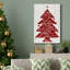 Holly Jolly Christmas Tree - impression sur toile tendue-416012977