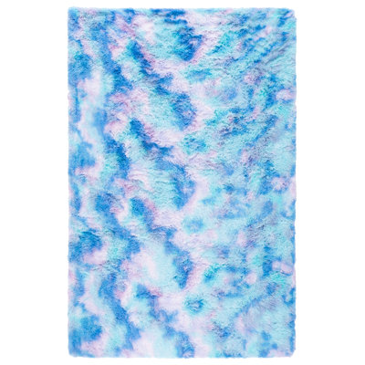 Zelline Shag Performance Abstract Rug