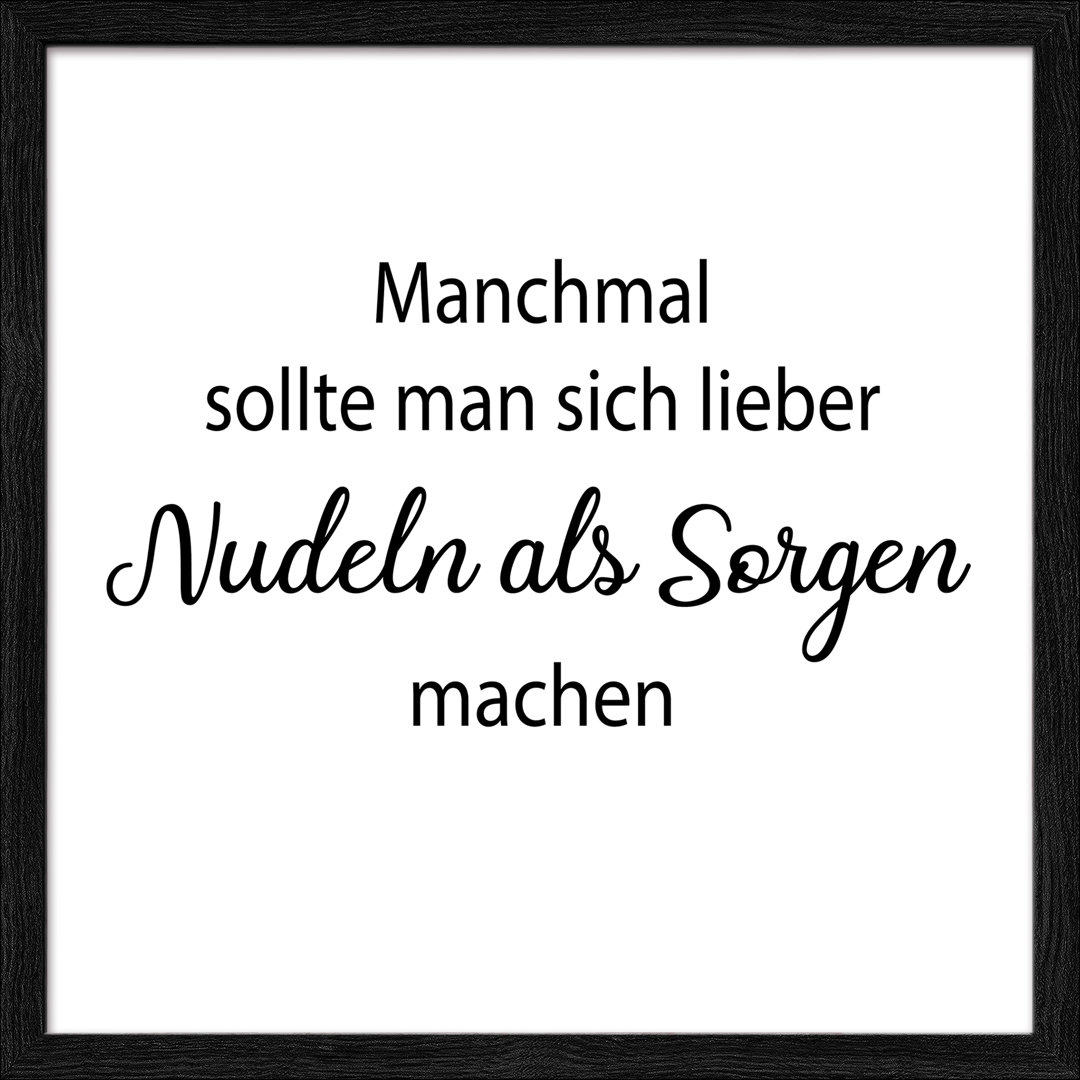 Lieber Nudeln