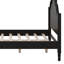 Lit plateforme avec tête et pied de lit, lit en bois de style Mid-Century moderne, aucun sommier nécessaire-733962710-733962709