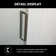 34.12'' W 72'' H Semi-Frameless Neo-angle Right Shower Enclosure