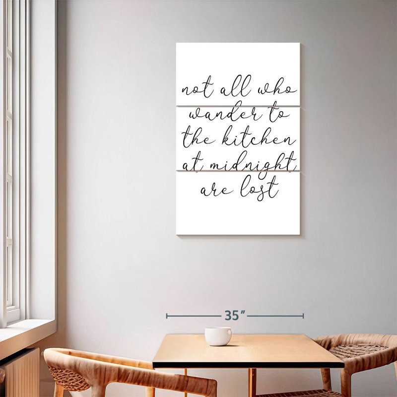 Kitchen Words I, 57" H x 36" W