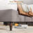 Queen Size Corduroy Upholstered Wingback Platform Bed Frame With Storage Headboard & Charging Station, Gray Brown-2005853182-2005853170