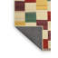 Tapis beige/rouge/jaune contemporain-1028107688