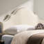 Tête de lit pour lit double et grand lit - Tissu confortable avec arche et taille gracieuse
