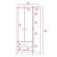 Armoire 2 tiroirs 3 portes Rowaton-2044028172