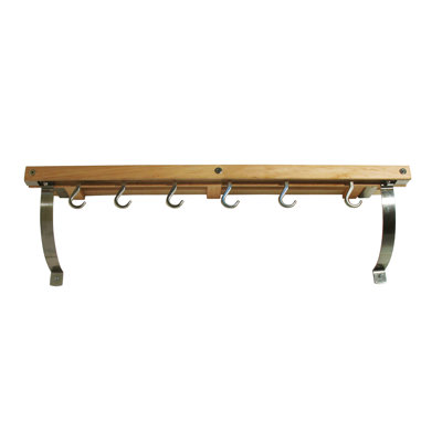 Metal Straight Wall Mounted Pot Rack